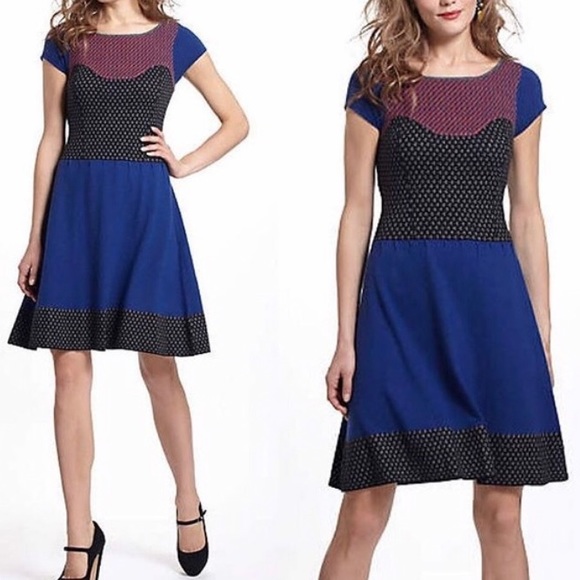 Anthropologie Sparrow Dress Color Block Small - Picture 14 of 16